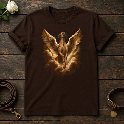 Great Dane Guardian Angel Tee in Dark Chocolate