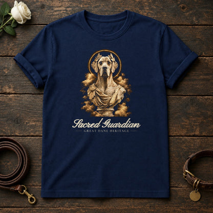 Sacred Guardian Great Dane Tee in Navy