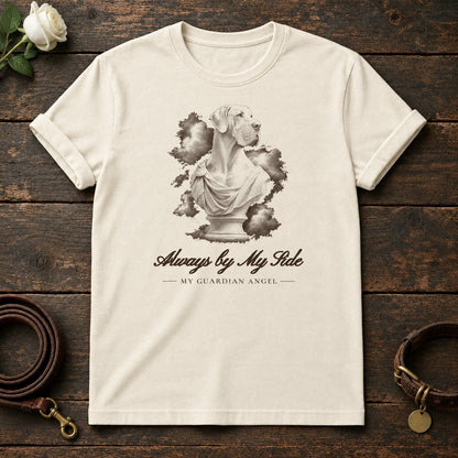 Always by My Side – Marble Great Dane Memorial Tee in Natural