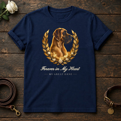 Forever in My Heart – Laurel Great Dane Memorial Tee in Navy