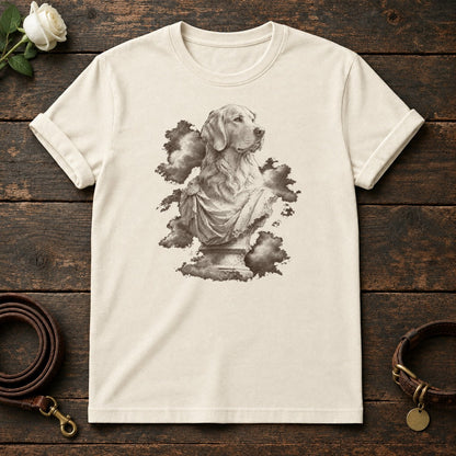 Golden Retriever Marble Guardian Tee in Natural