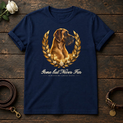 Gone but Never Far – Laurel Great Dane Memorial Tee in Navy