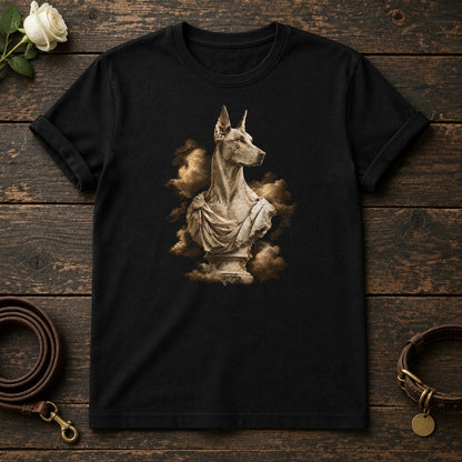 Doberman Marble Guardian Tee in Black