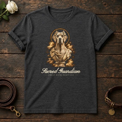 Sacred Guardian Great Dane Tee in Dark Heather