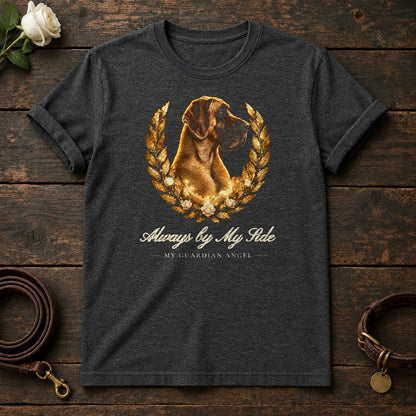 Always by My Side – Laurel Great Dane Memorial Tee in Dark Heather