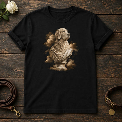 Golden Retriever Marble Guardian Tee in Black