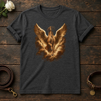 Great Dane Guardian Angel Tee in Dark Heather