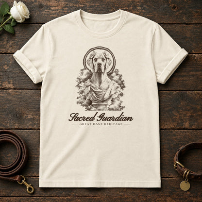 Sacred Guardian Great Dane Tee in Natural